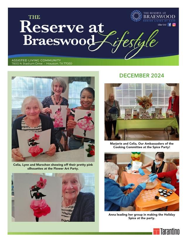 Memory Care Current Newsletter