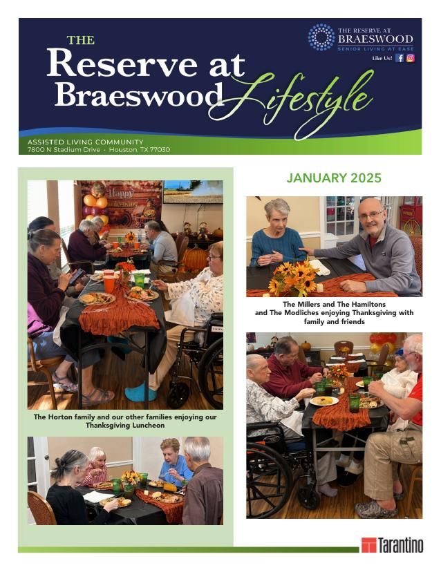 Memory Care Current Newsletter